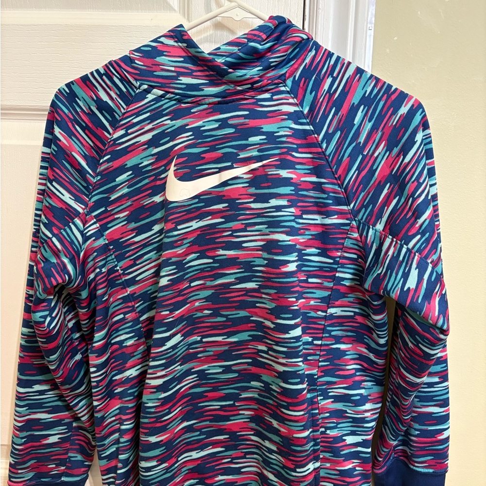 Nike Pink and Blue Therma-Fit Fleece